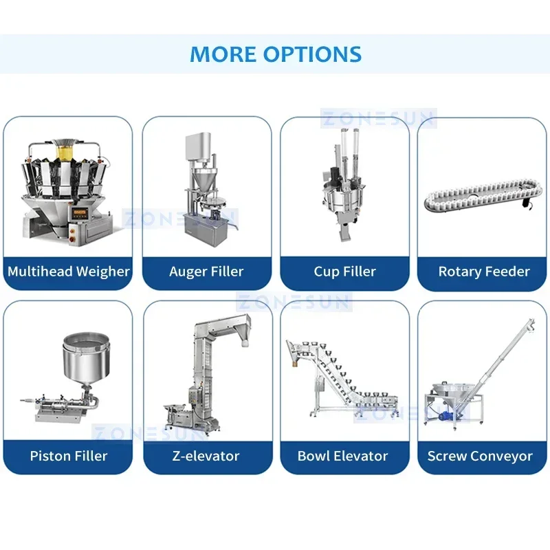 Food And Snacks - ZONESUN ZS-VPM16 Rotary Vacuum Sealing Machine