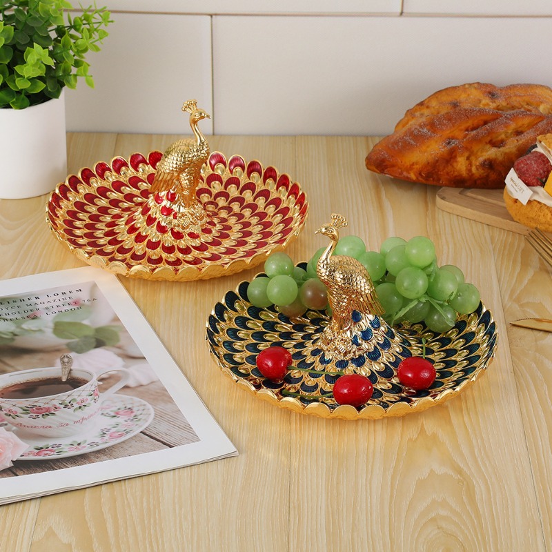 Food Platter Snacks - Peacock Fruit Platter, Palace Banquet Table