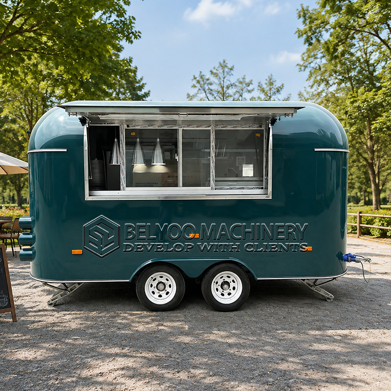 Food And Snacks - Belyoo Commercial Food Trailer Custom Mobile