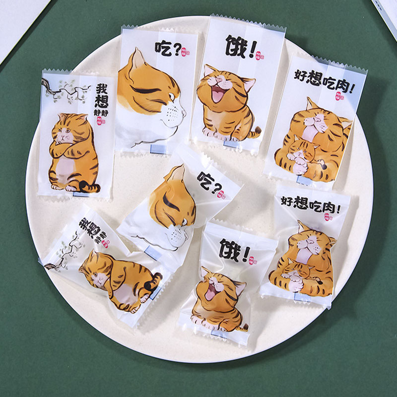 Food Snacks For Baby Shower - AQ 100pcs/lot Cartoon Cute Cat Candy