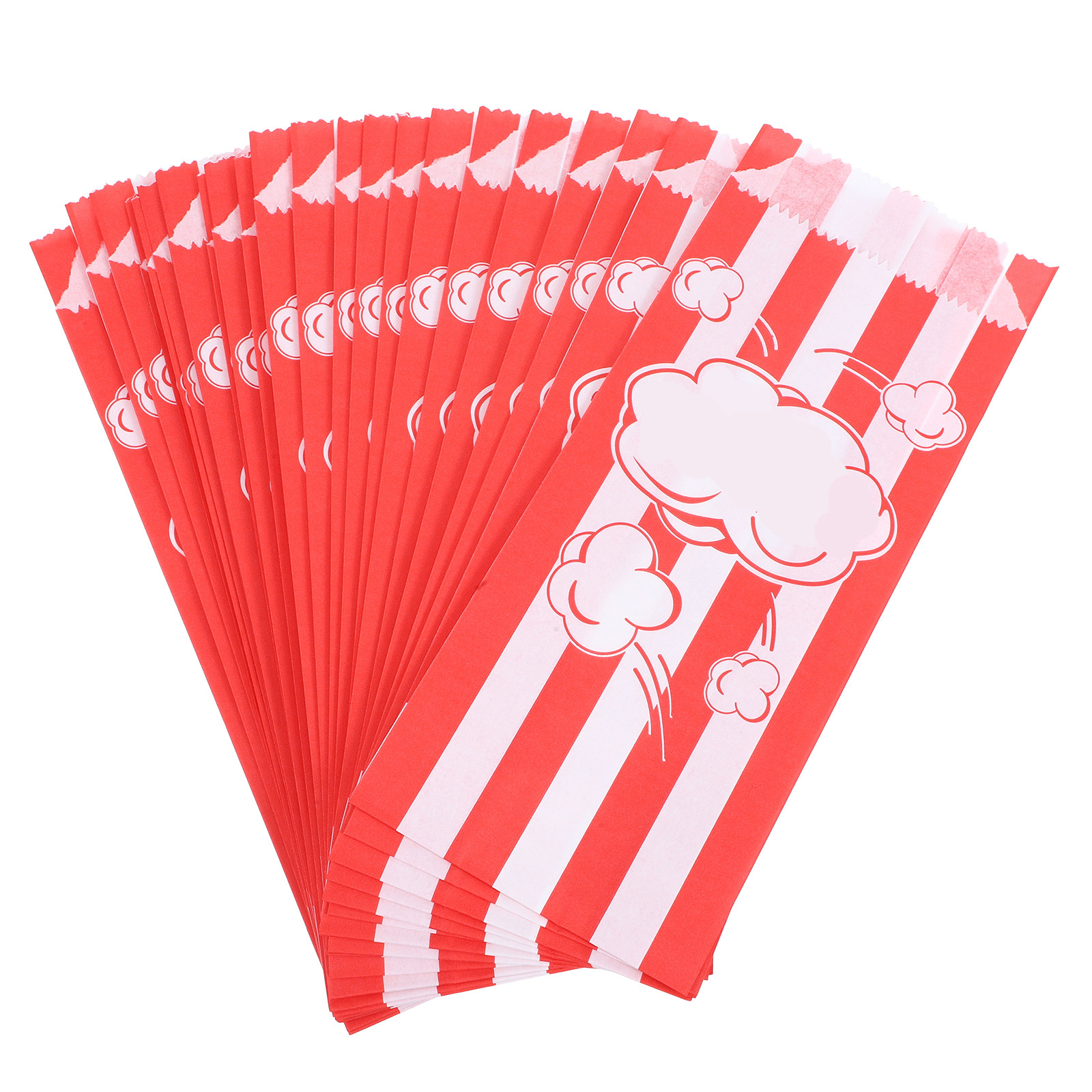 Food Snacks For Baby Shower - 30Pcs Greaseproof Popcorn Paper Bags Leakproof