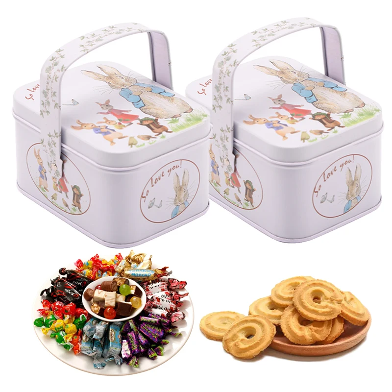 Food Snacks For Baby Shower - Vintage Bunny Cookie Jar with Handle