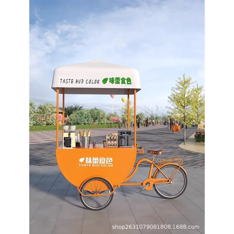 Food And Snacks - Outdoor Mobile Food Cart Snack Truck