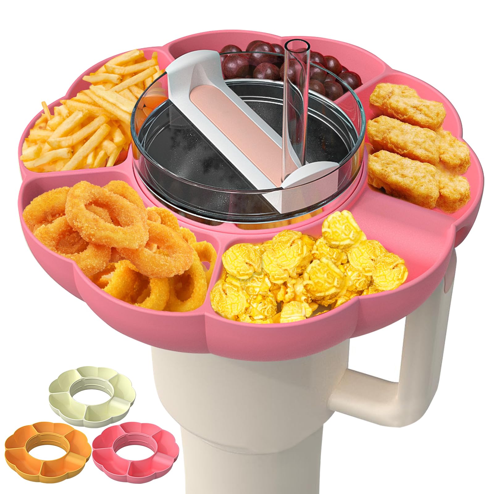 Food Platter Snacks - Reusable Silicone Snack Platters for Snack