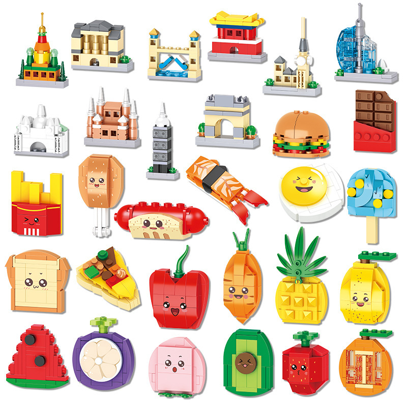 Food Snacks Ideas For Kids - 10in1 Cute Architectural Street View Foods