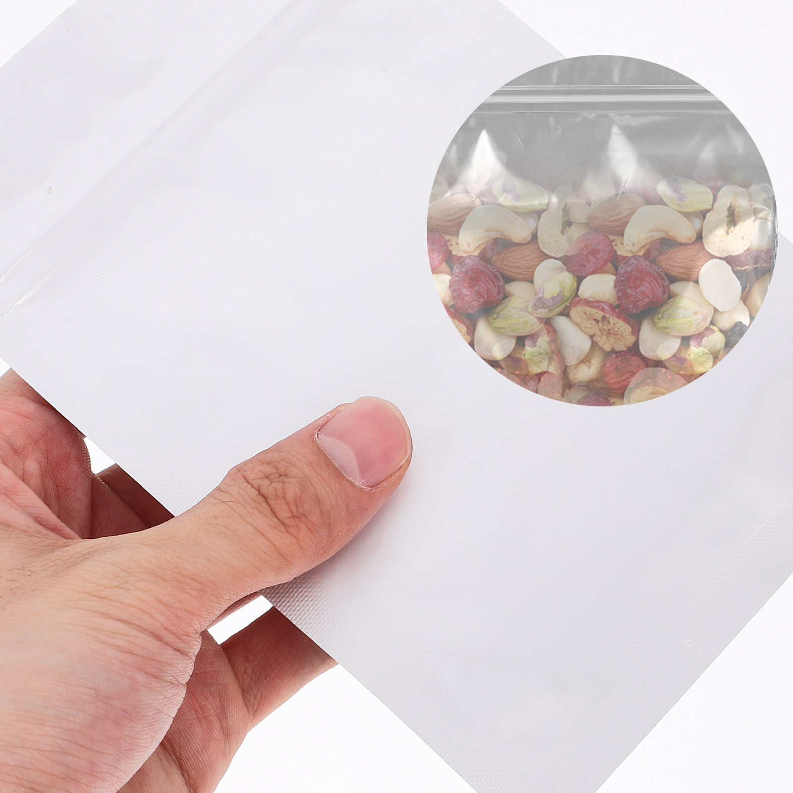 50Pcs Airtight Resealable Bags - Food And Snacks ulasan dan harga