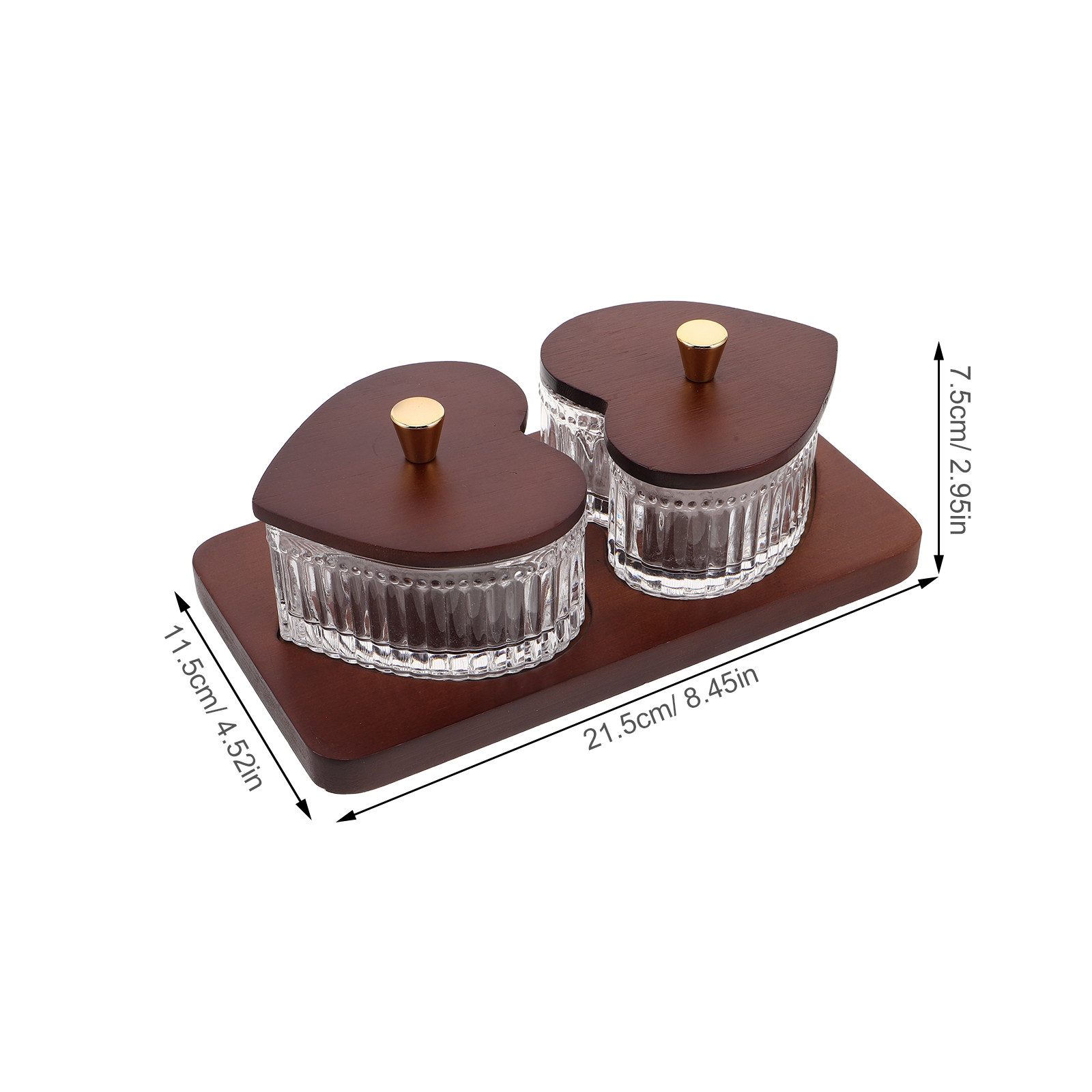 Heart Shaped Food Tray Divided - Food Platter Snacks ulasan dan harga