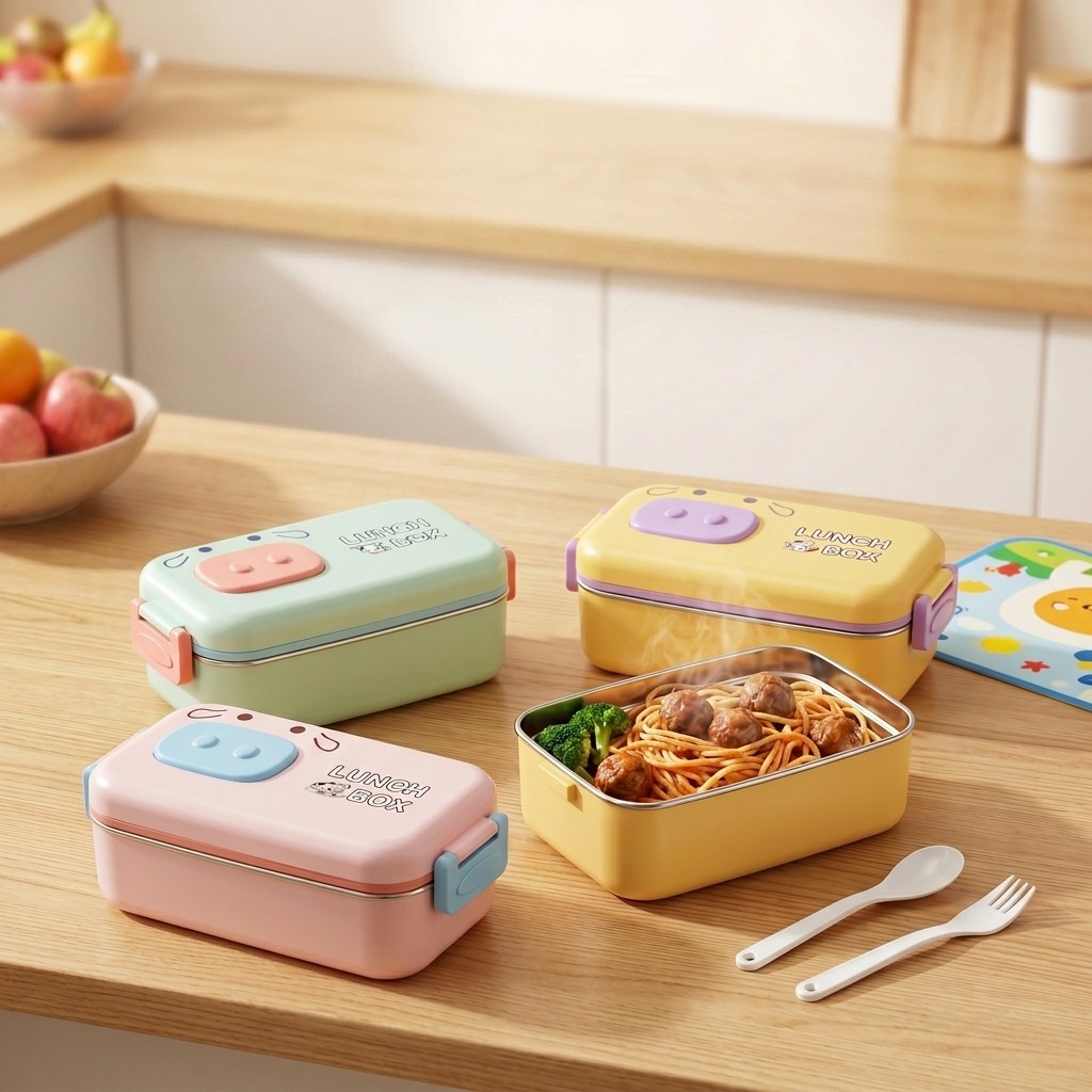 304 Stainless Steel Bento Box  - Food Or Snacks ulasan dan harga