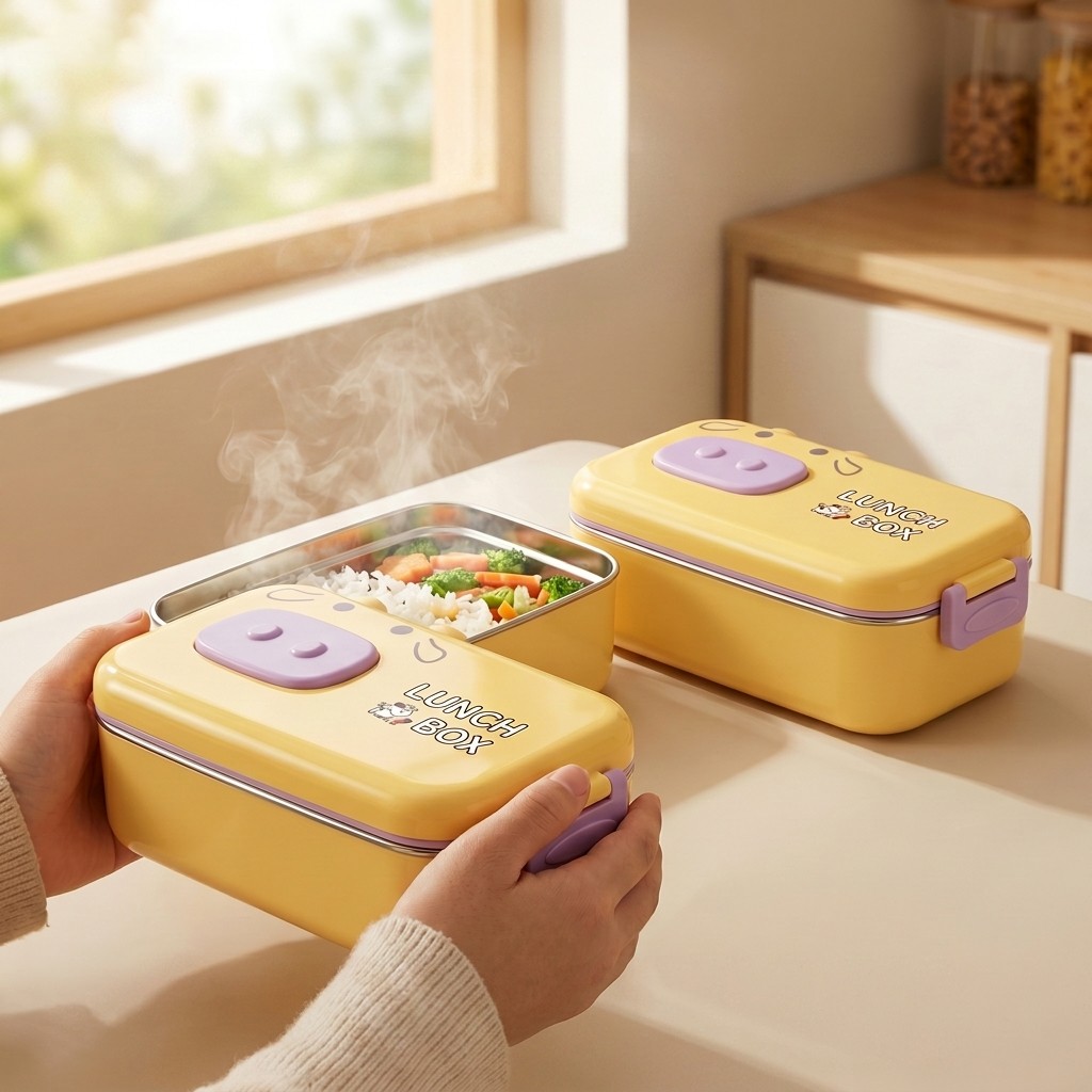 304 Stainless Steel Bento Box  - Food Or Snacks ulasan dan harga