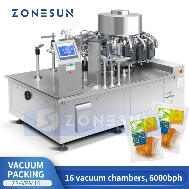 ZONESUN ZS-VPM16 Rotary Vacuum - Food And Snacks ulasan dan harga