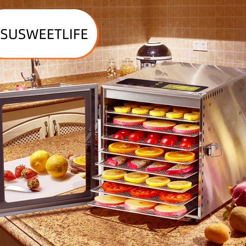 Large Capacity 8-Tray Food Deh - Food Snacks Healthy ulasan dan harga