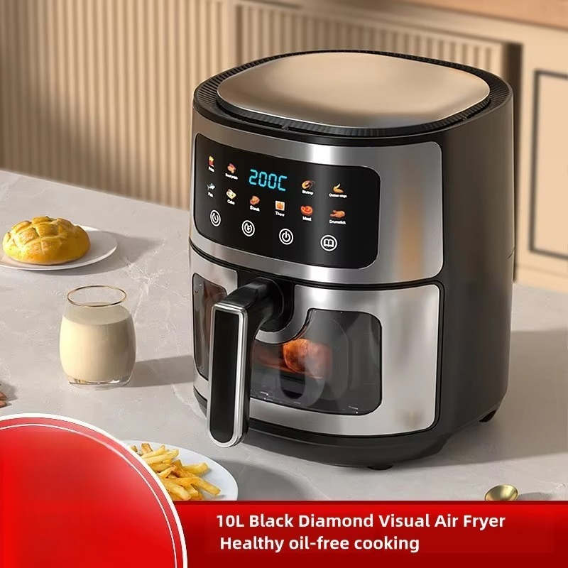 Wholesale 10L Black Air Fryer  - Food Snacks Healthy ulasan dan harga