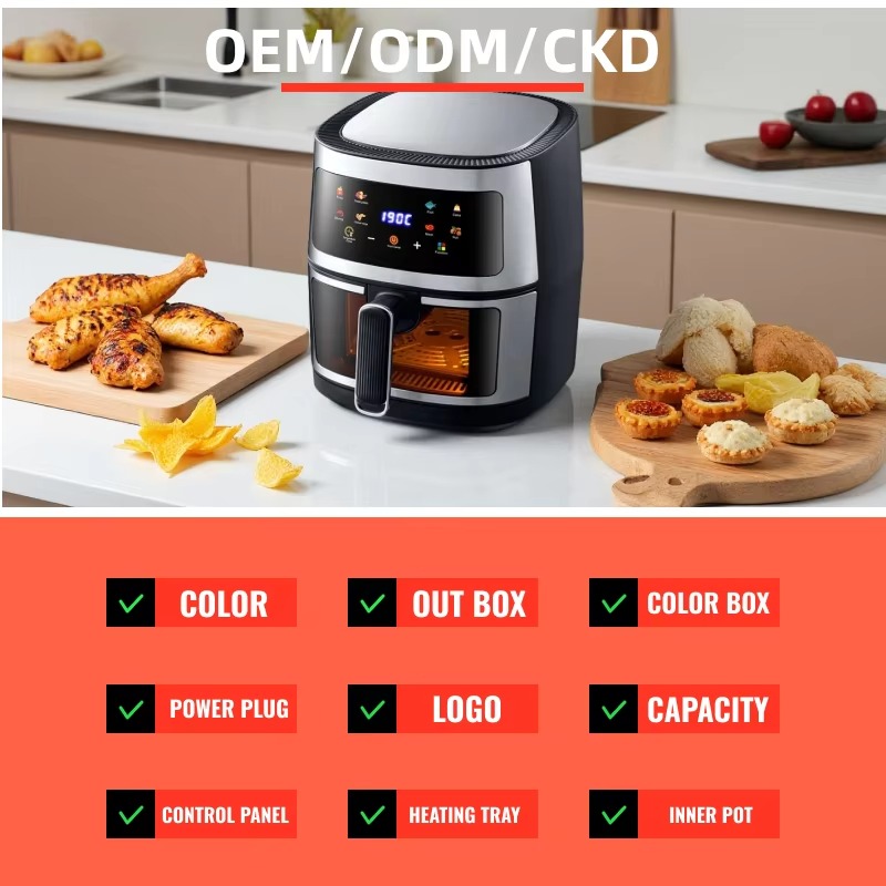 Wholesale 10L Black Air Fryer  - Food Snacks Healthy ulasan dan harga