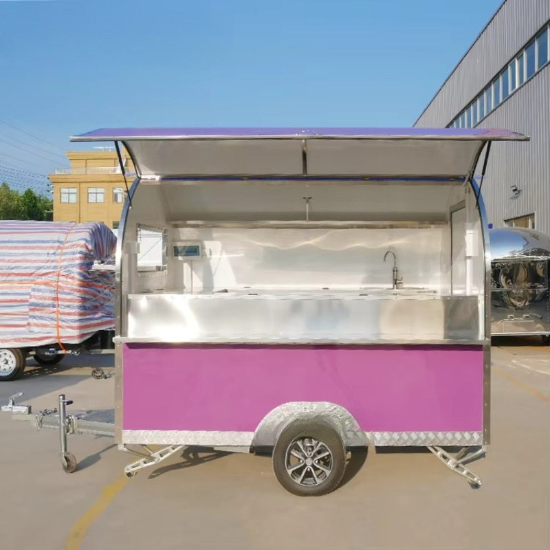 Outdoor Street Fast Food Stall - Street Food Snacks ulasan dan harga