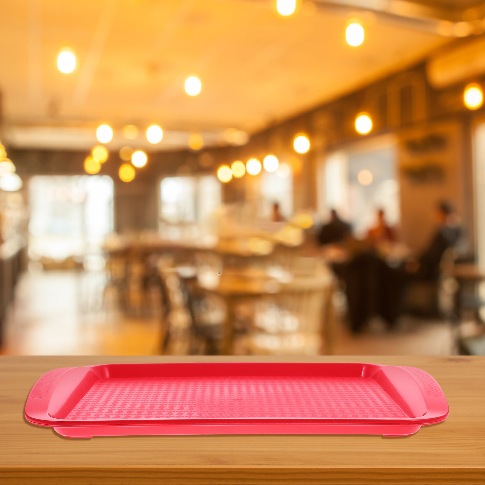 Plastic Rectangular Serving Tr - Food Platter Snacks ulasan dan harga