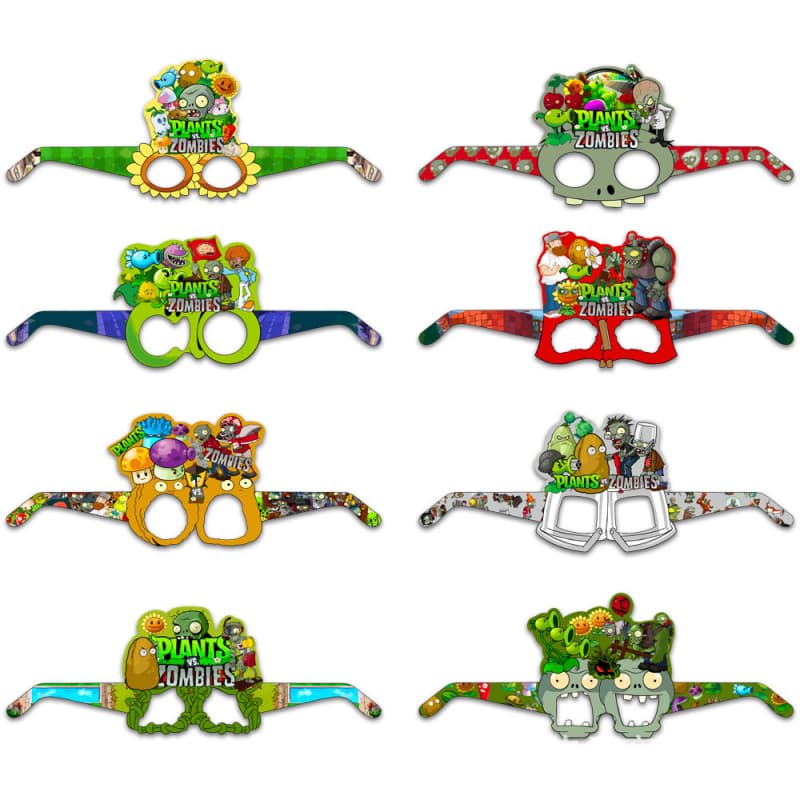 8pcs Plant Vs. Zombie Theme Pa - Zombie Snacks ulasan dan harga