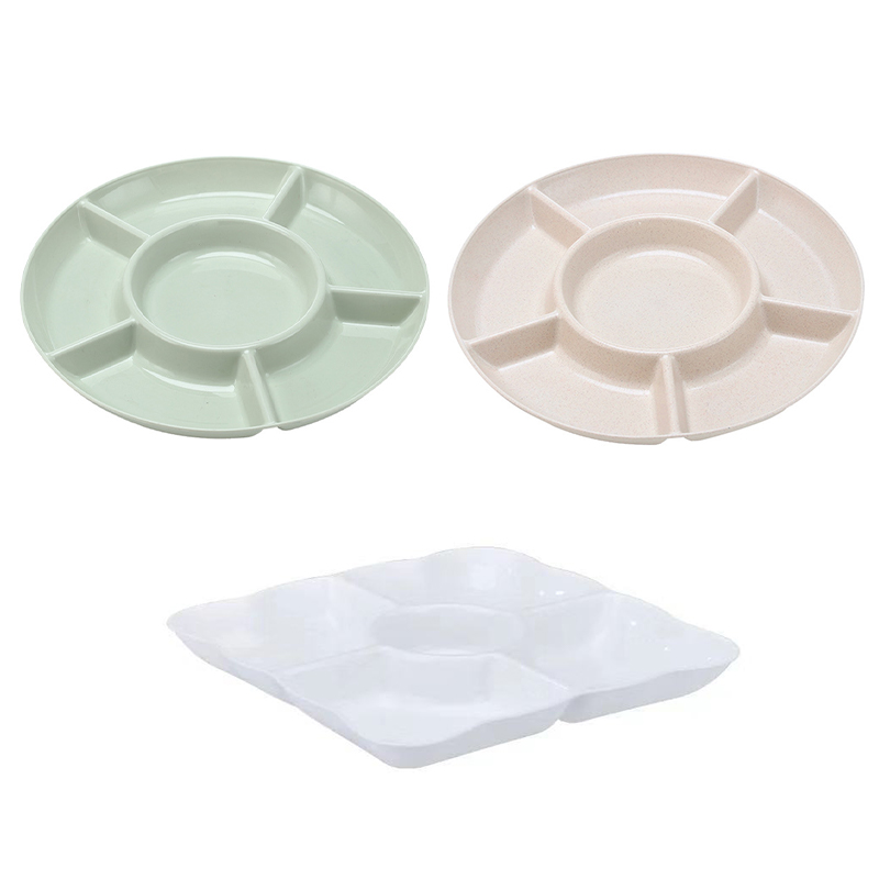 6-Compartment Food Storage Tra - Food Platter Snacks ulasan dan harga