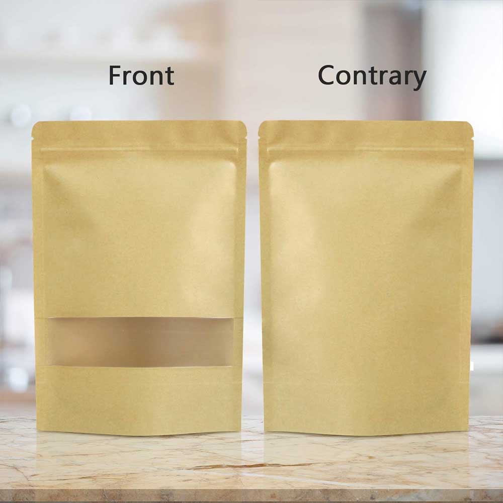 10-50pcs Upright Seal Bone Zip - Food Or Snacks ulasan dan harga