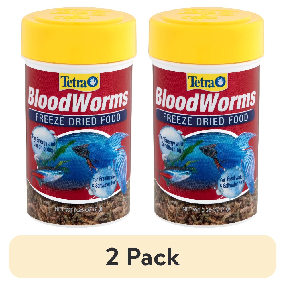 Freeze Dried Bloodworms Fish F - Food Snacks With Protein ulasan dan harga