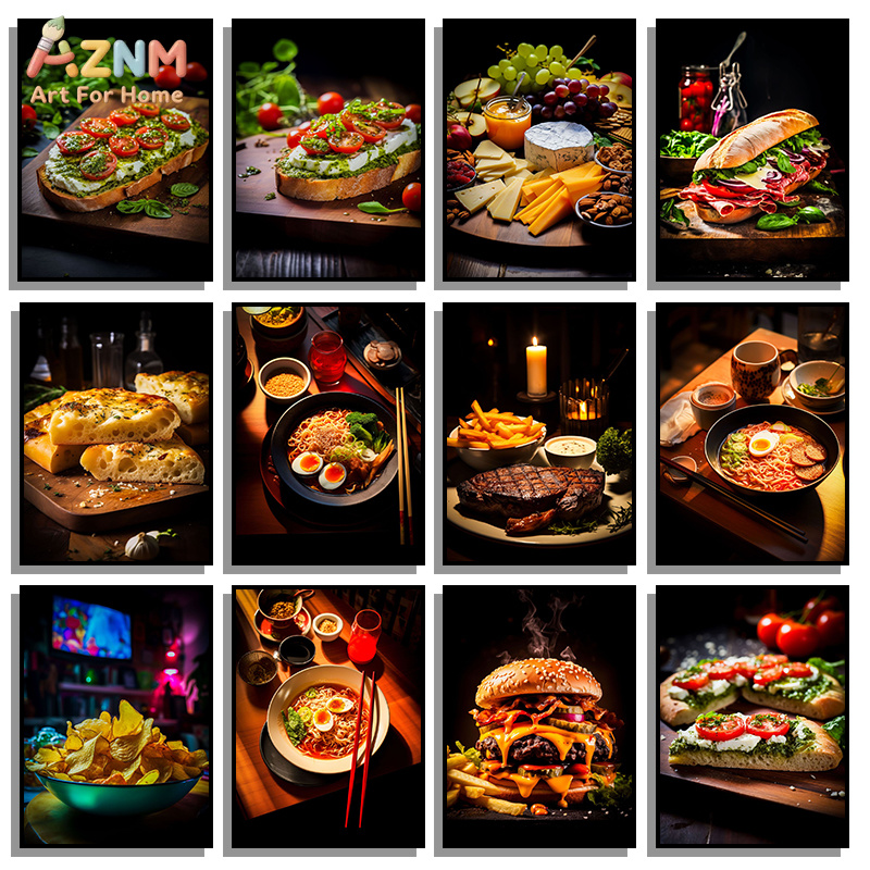 AZNM Gourmet Food Canvas Poste - Food Platter Snacks ulasan dan harga