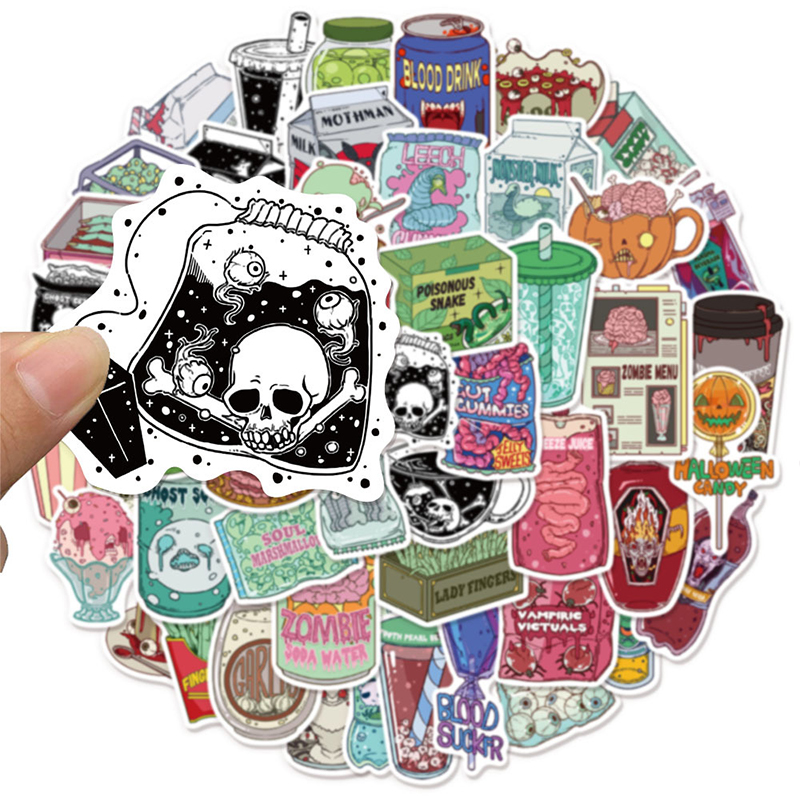 50PCS Waterproof Vinyl Zombie  - Zombie Snacks ulasan dan harga