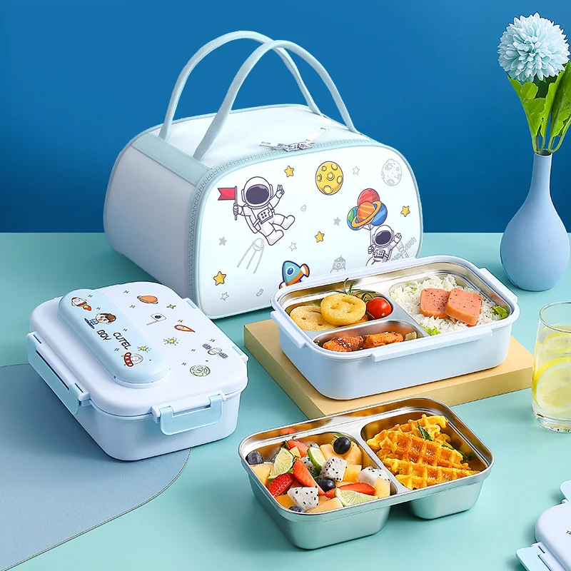 304 Stainless Steel Kids Lunch - Food Or Snacks ulasan dan harga