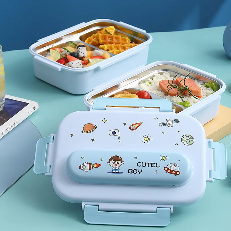 304 Stainless Steel Kids Lunch - Food Or Snacks ulasan dan harga