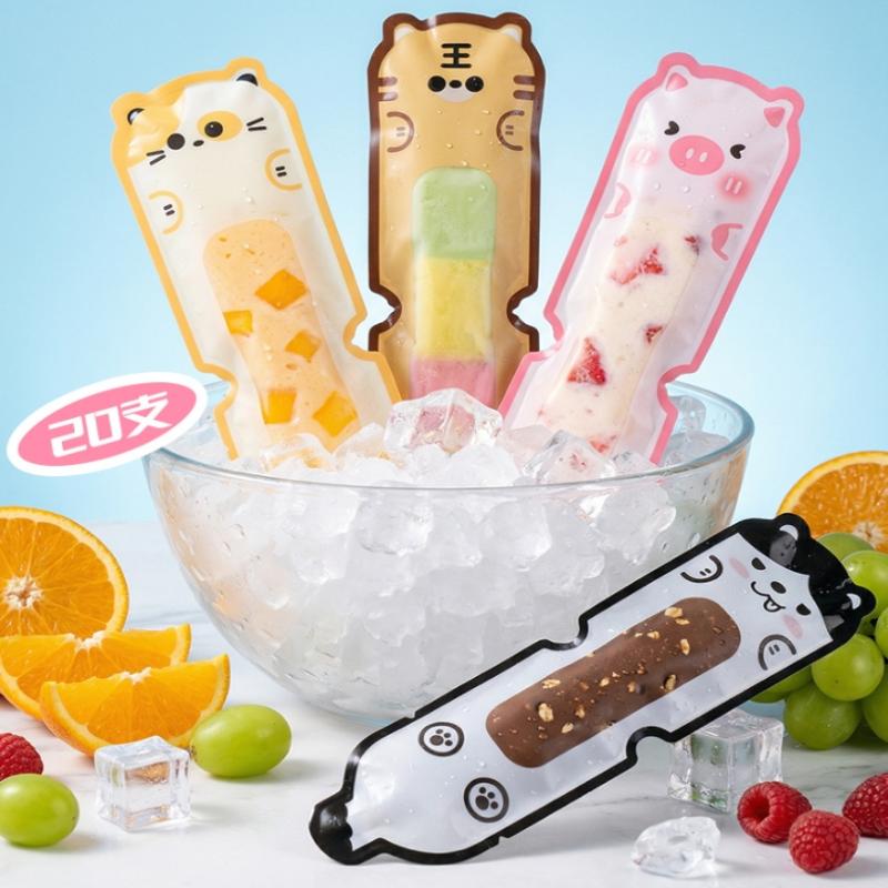 20 Pcs Cute Cartoon DIY Ice Po - Food Snacks Healthy ulasan dan harga