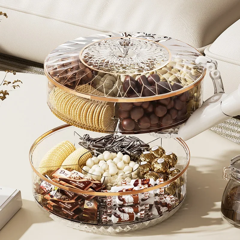 Rotatable Snack Storage Box Fr - Food Platter Snacks ulasan dan harga