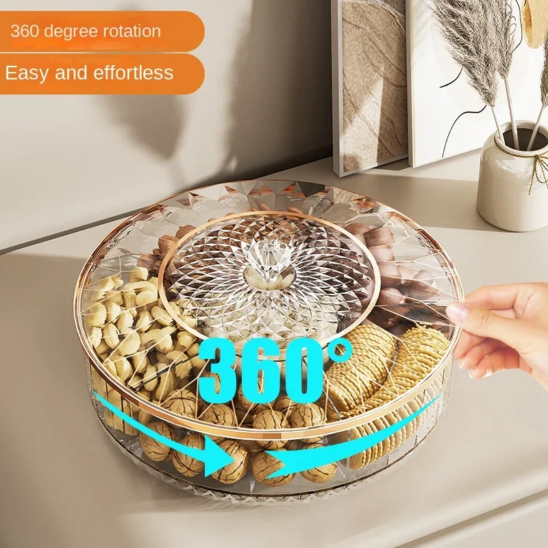Rotatable Snack Storage Box Fr - Food Platter Snacks ulasan dan harga