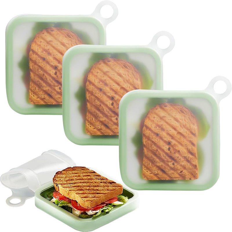 Silicone Sandwich Toast Bento  - Food Or Snacks ulasan dan harga
