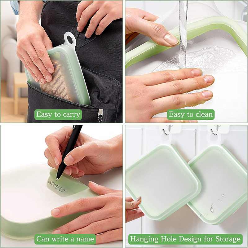 Silicone Sandwich Toast Bento  - Food Or Snacks ulasan dan harga