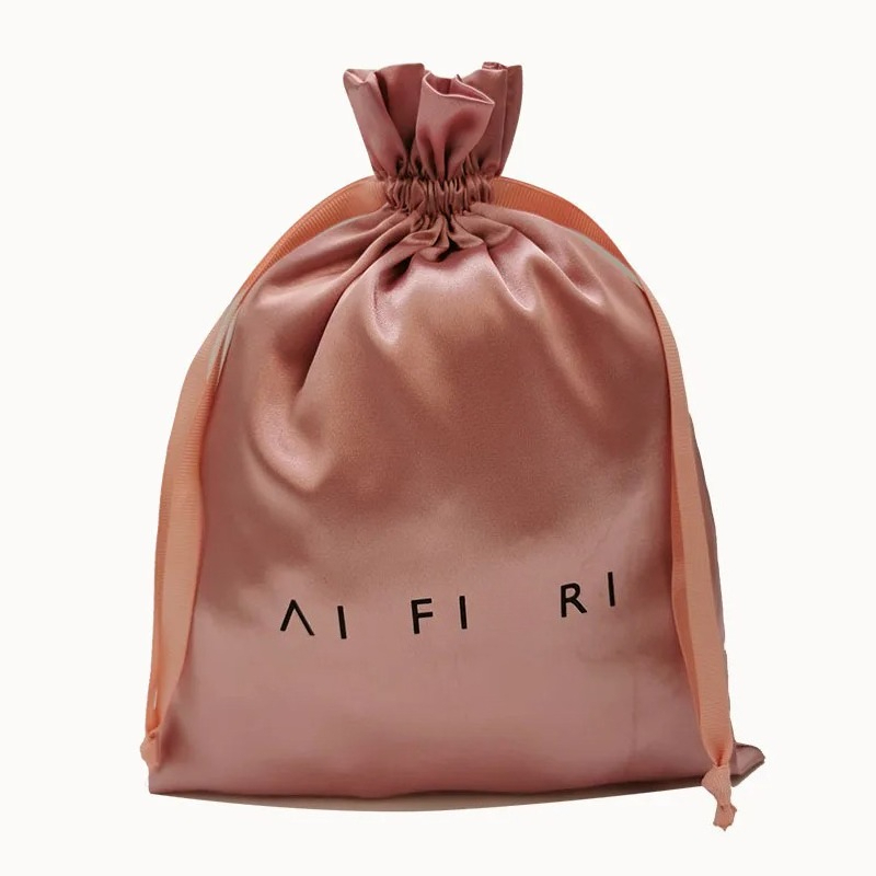 Custom Logo Satin Drawstring B - Food Or Snacks ulasan dan harga
