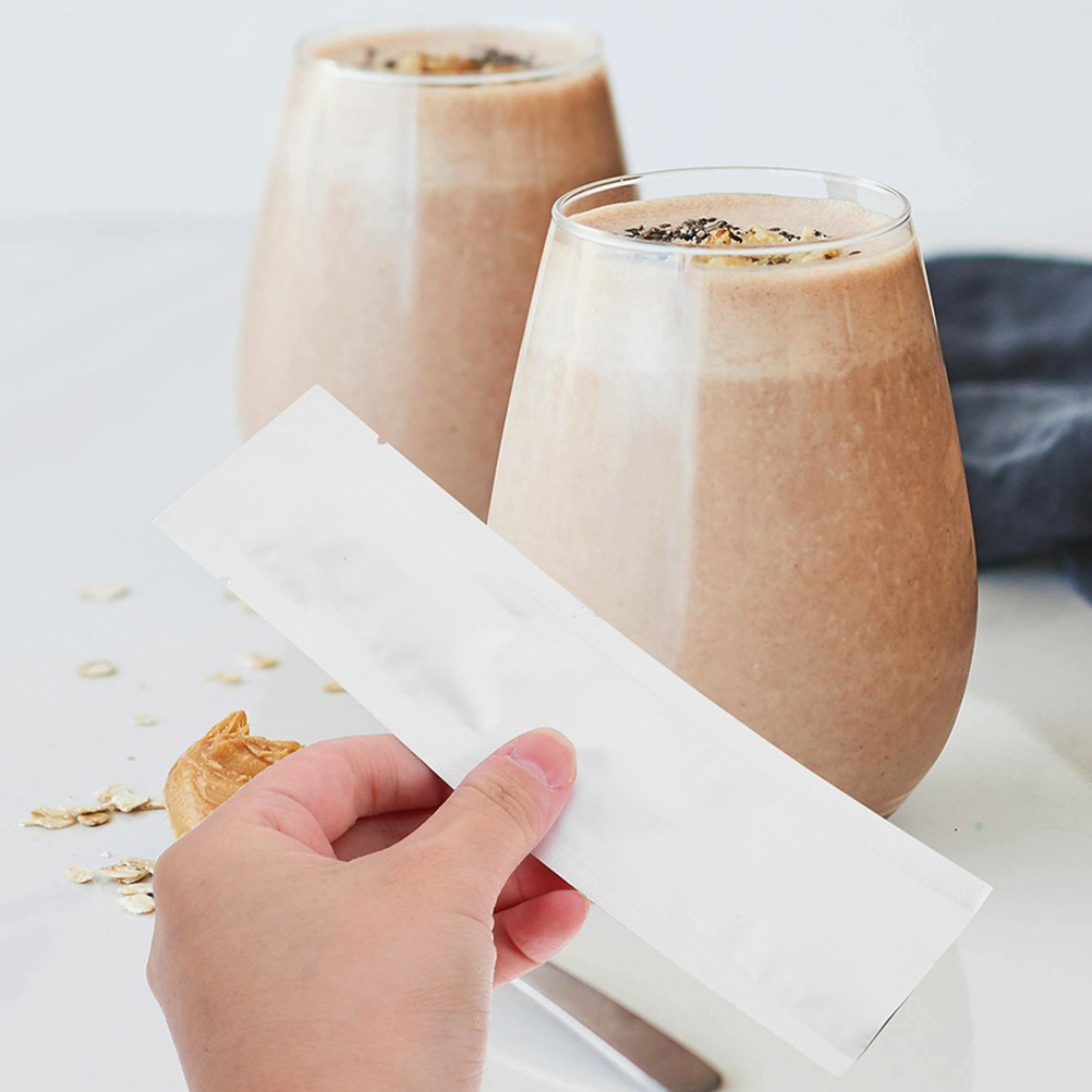 100Pcs Aluminum Foil Heat Seal - Food Snacks With Protein ulasan dan harga